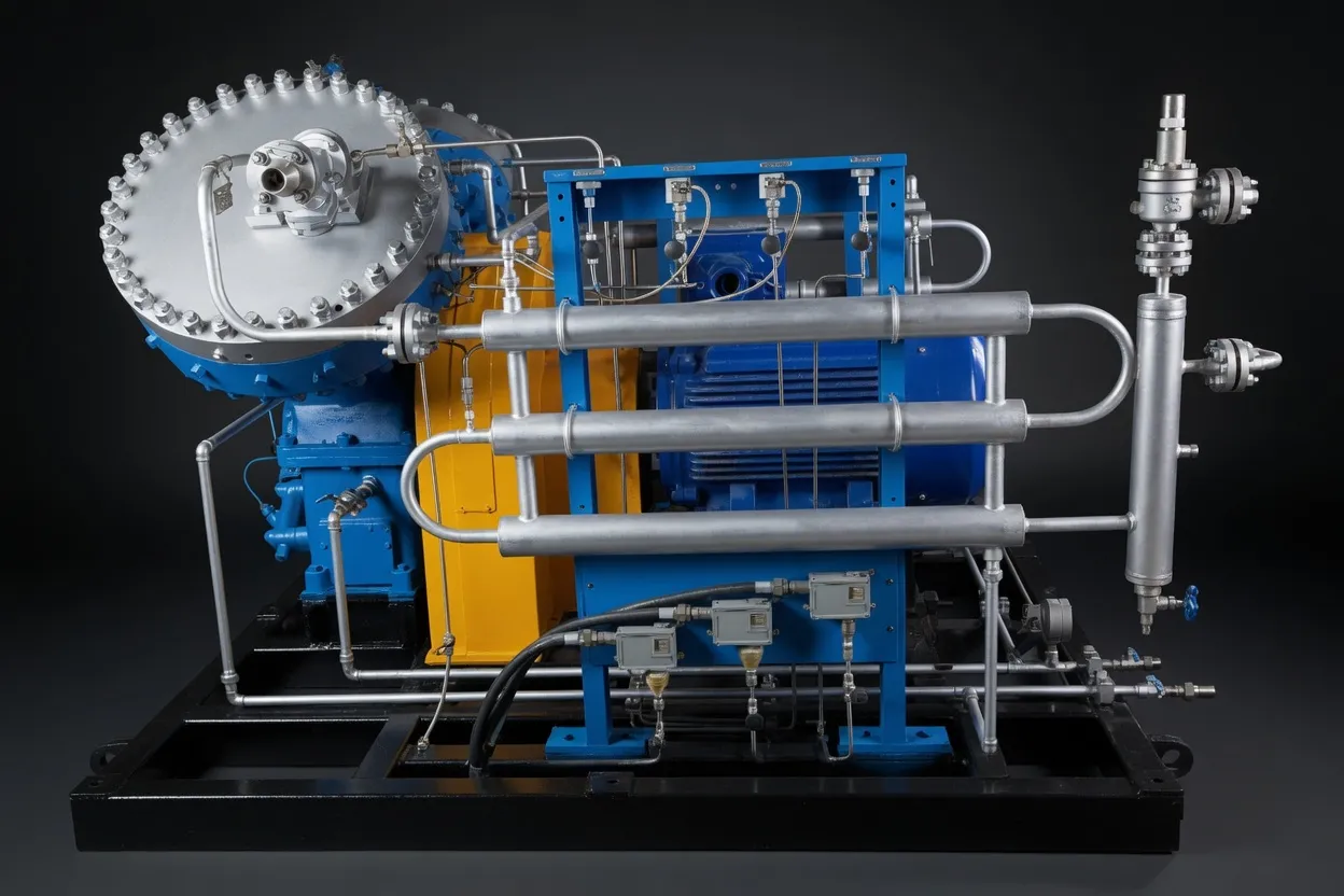 Water-injected compressor pharmaceutical air standards