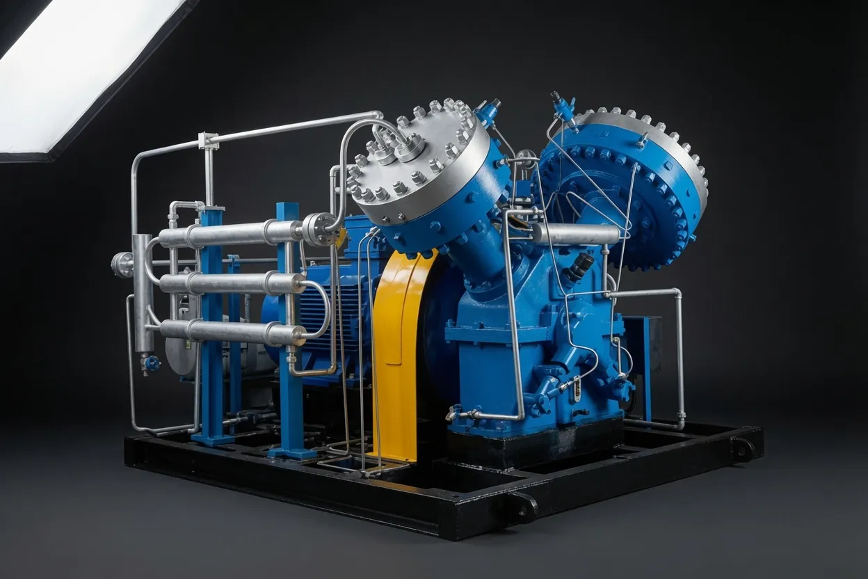 Why water-injected compressors do not need timing gears