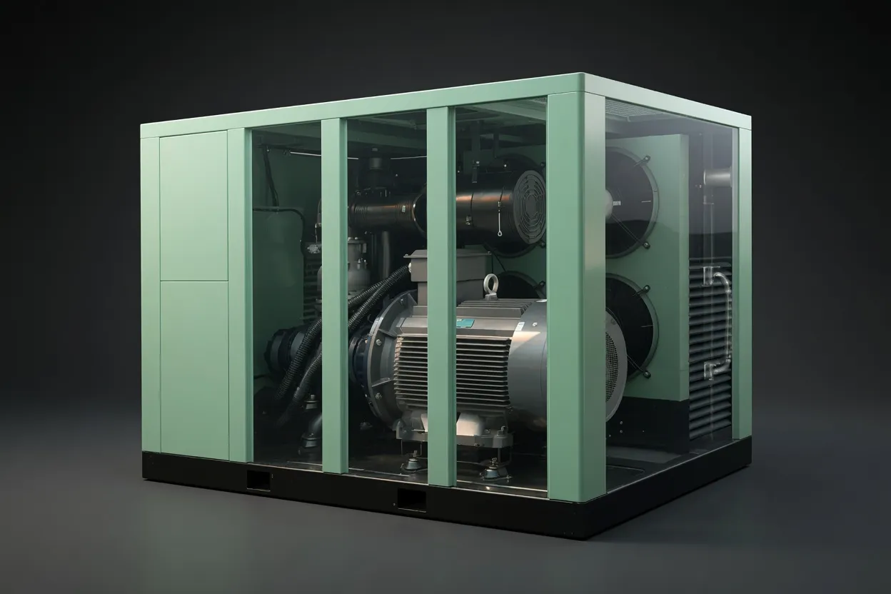 Certified water-injected oil-free screw compressor documentation