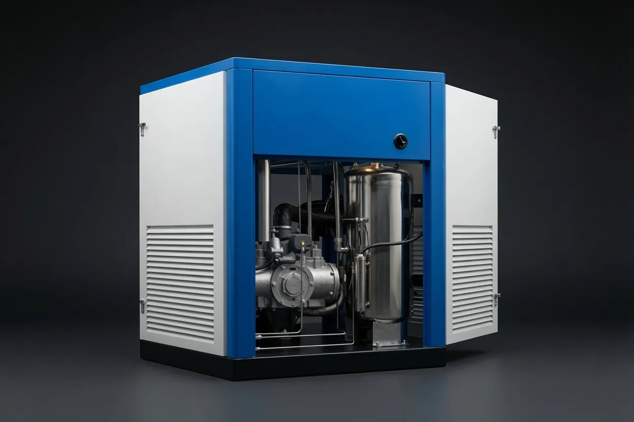 Verified 100% oil-free water-injected compressor
